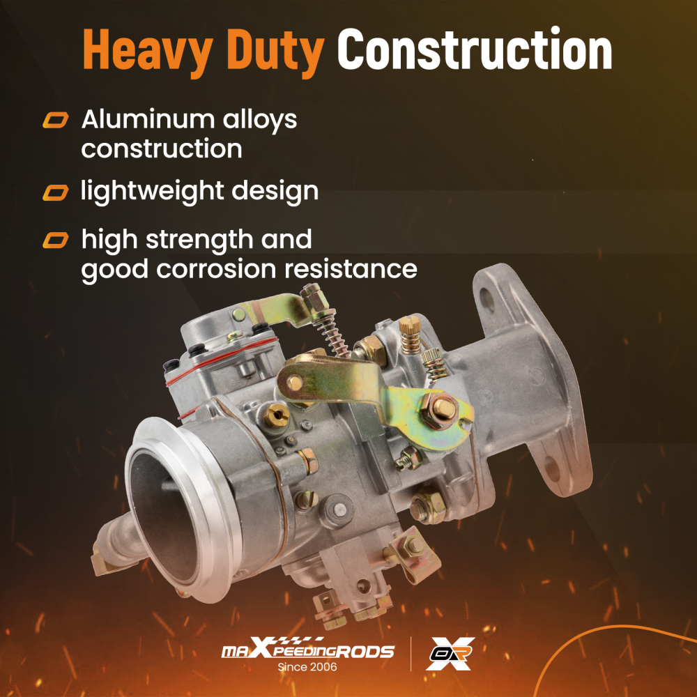 Compatible for Jeep Willys CJ3B CJ5 CJ6 134 ci F-Head 17701.02 1 Barrel Carburetor