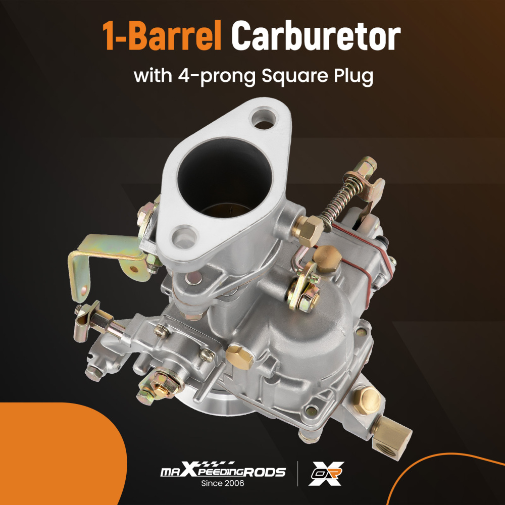 Compatible for Jeep Willys CJ3B CJ5 CJ6 134 ci F-Head 17701.02 1 Barrel Carburetor