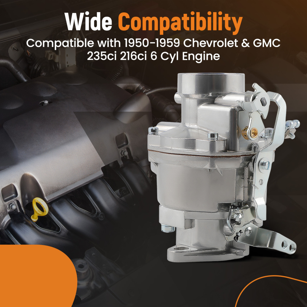 1 Barrel Carburetor Carb compatible for Chevrolet Chevy GMC Truck 1947-1954 ,1956-1959