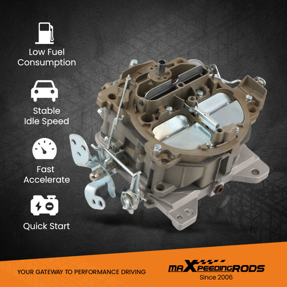 Carburetor pour Quadrajet 4MV 4 Barrel compatible pour Chevrolet Engines 327 350 427 454