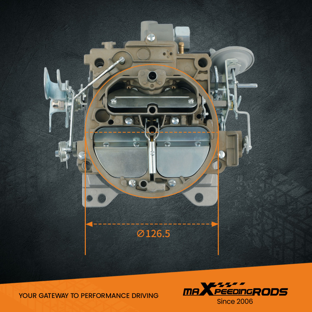 Carburetor pour Quadrajet 4MV 4 Barrel compatible pour Chevrolet Engines 327 350 427 454