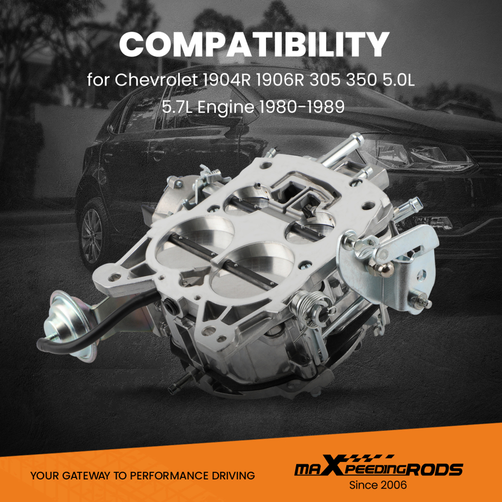 4 Barrel Carburetor Carb compatible for Chevrolet 305 350 5.0L 5.7L Engine 1904R 17066422
