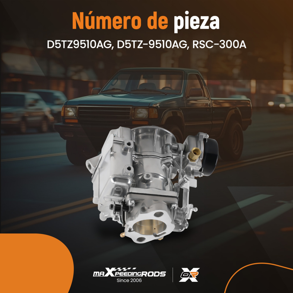 1975-1982 compatible for Ford YF Type for Carter 240-250-300 6 Cylinder D5TZ9510AG Carburetor