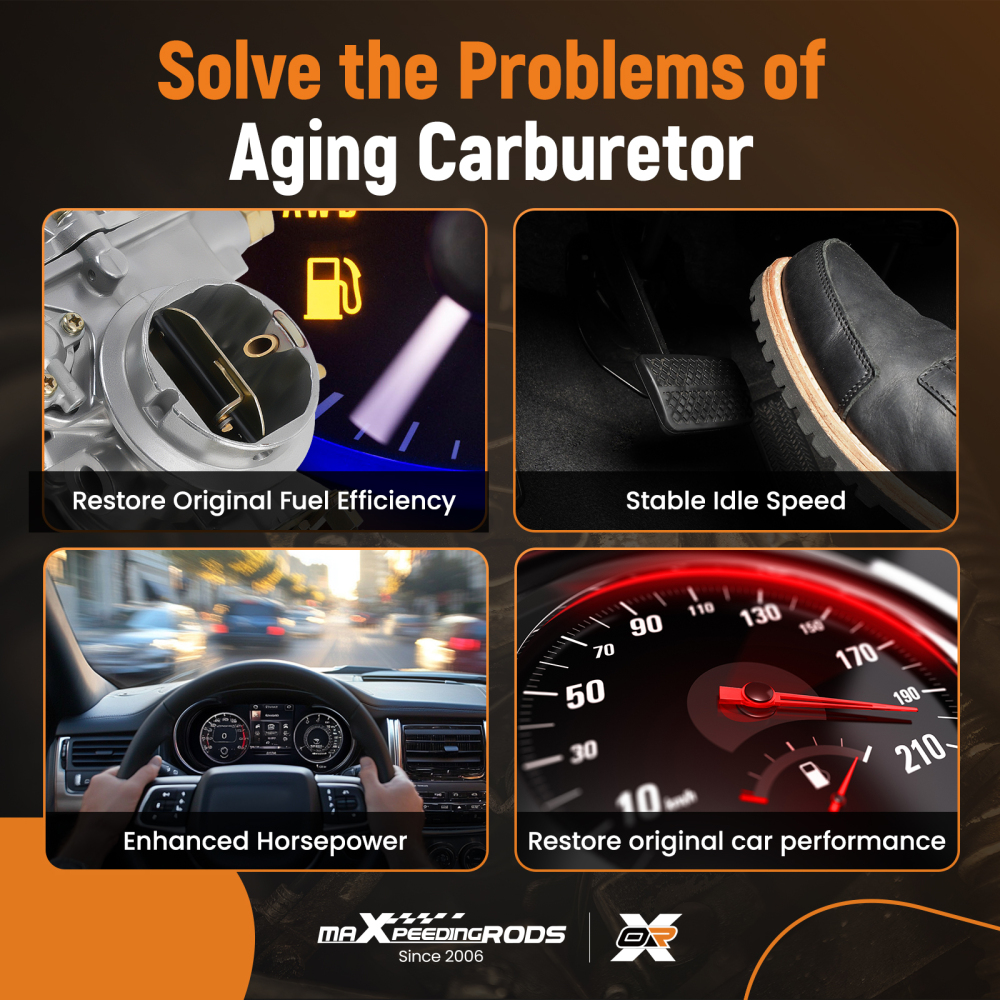 Carburetor compatible for Ford 1957 1960 1962 144 170 200 223 1904 For holley 1 Barrel UK