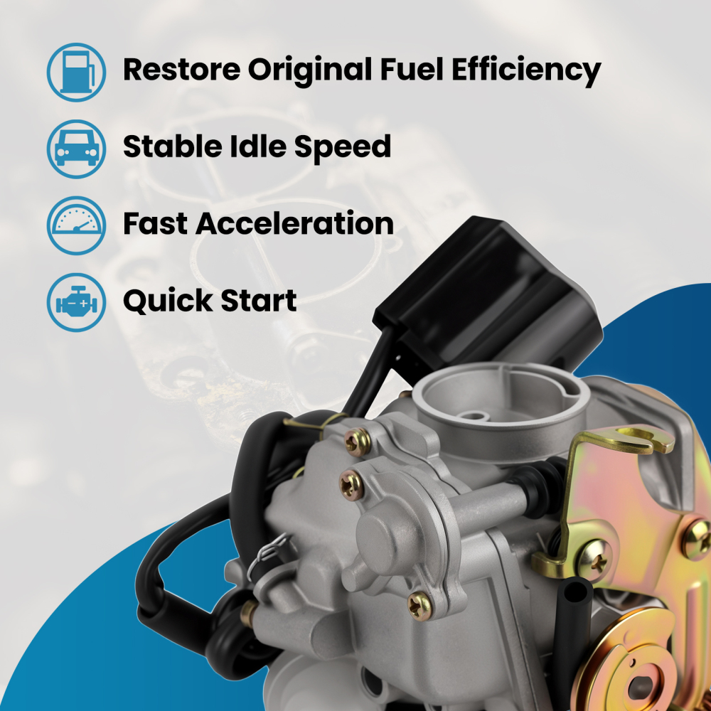 19mm Carburatore Con Aspirazione for Rex RS 400 450 460 GY6 50cc GY6 60cc