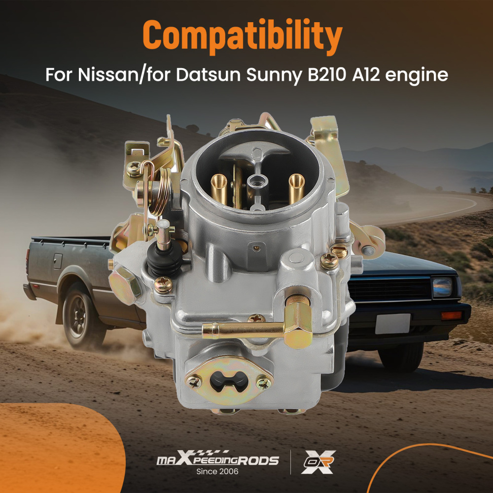 Carburetor Carby compatible for Nissan Datsun Sunny B210 A12 Pulsar Cherry 16010-H1602
