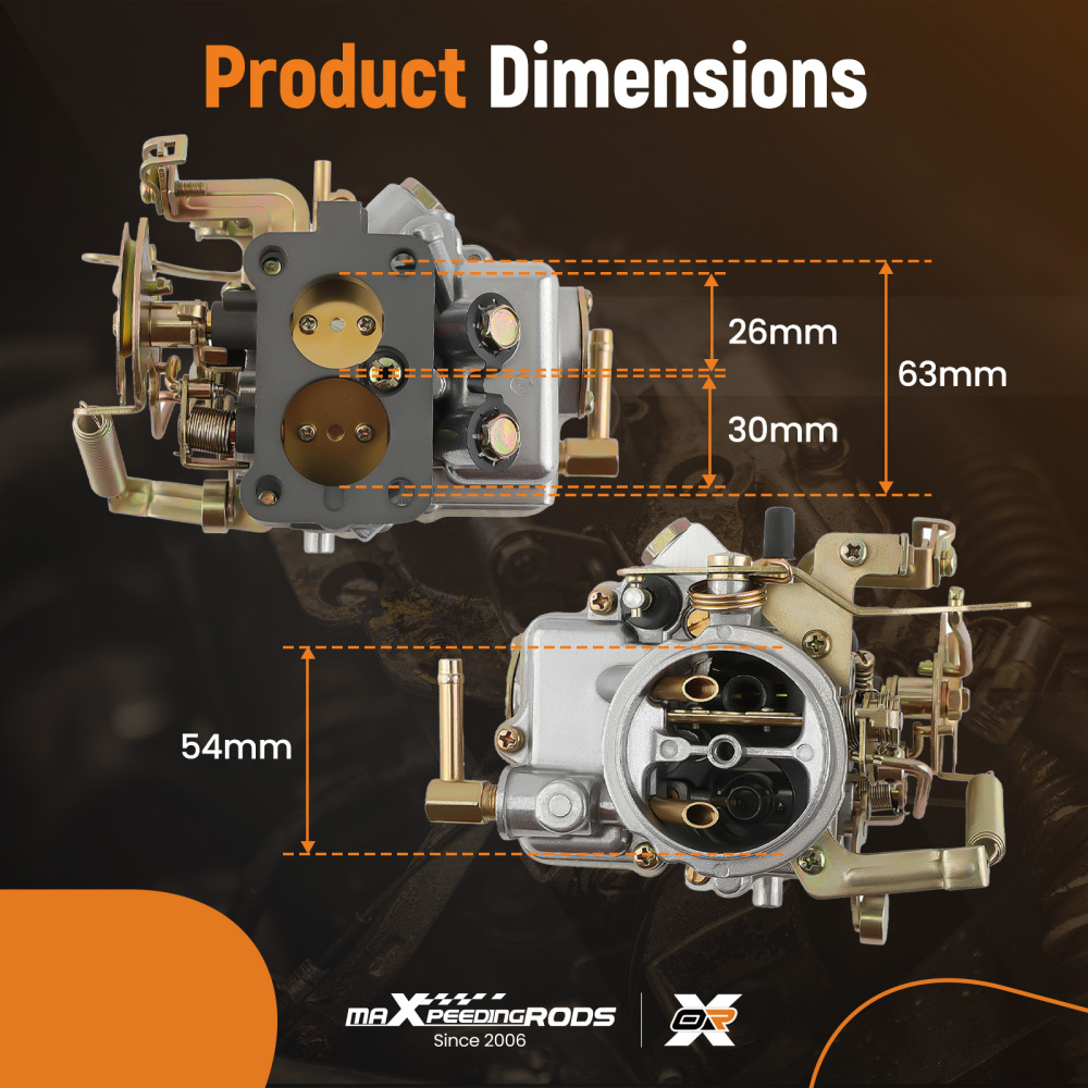 Carburetor Carby compatible for Nissan Datsun Sunny B210 A12 Pulsar Cherry 16010-H1602