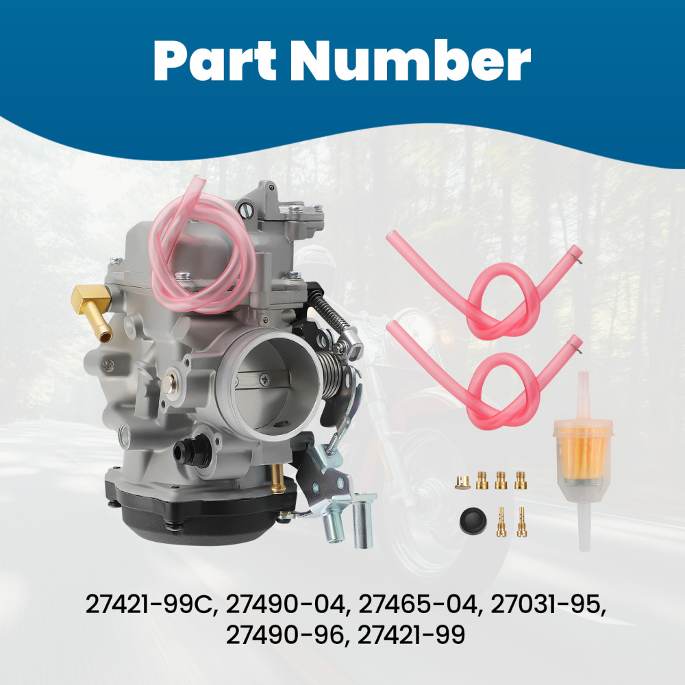 CV40mm Carburetor compatible for Harley for Davidson compatible for Sportster 883 1200Softail 1988-2017