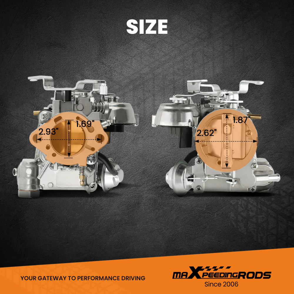 1-Barrel Carburetor compatible for Chevrolet Chevy compatible for GMC V6 6CYL 4.1L 250 4.8L 292 Engine