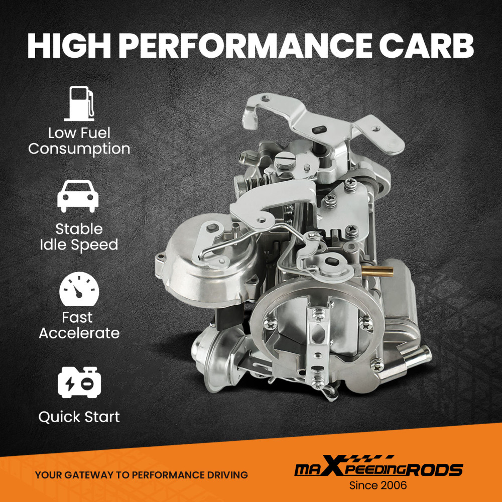 1-Barrel Carburetor compatible for Chevrolet Chevy compatible for GMC V6 6CYL 4.1L 250 4.8L 292 Engine