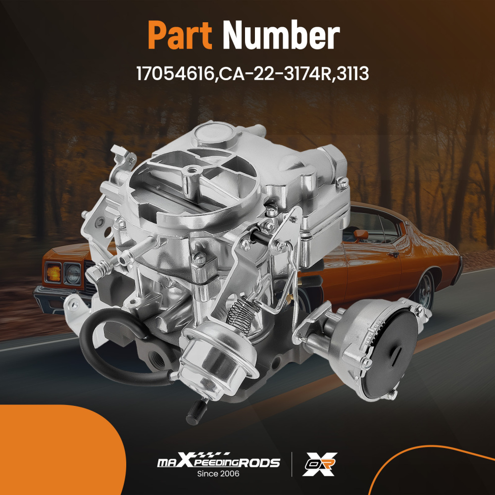 2 Barrel Carburetor Carby Compatible For Chevy Chevrolet 350/5.7L 400/6.6L 1970-1980