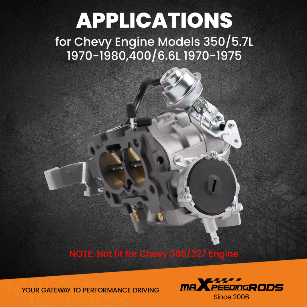 Compatible for Chevrolet Engines 5.7L 350 6,6L 400 2GC Carburetor Carby 17054616 2 Barrel