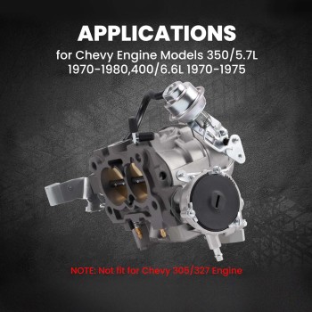 2-BARREL CARBURETOR Compatible FOR Chevrolet Engine ROCHESTER 350 400 5.0L 5.7L 6.6L