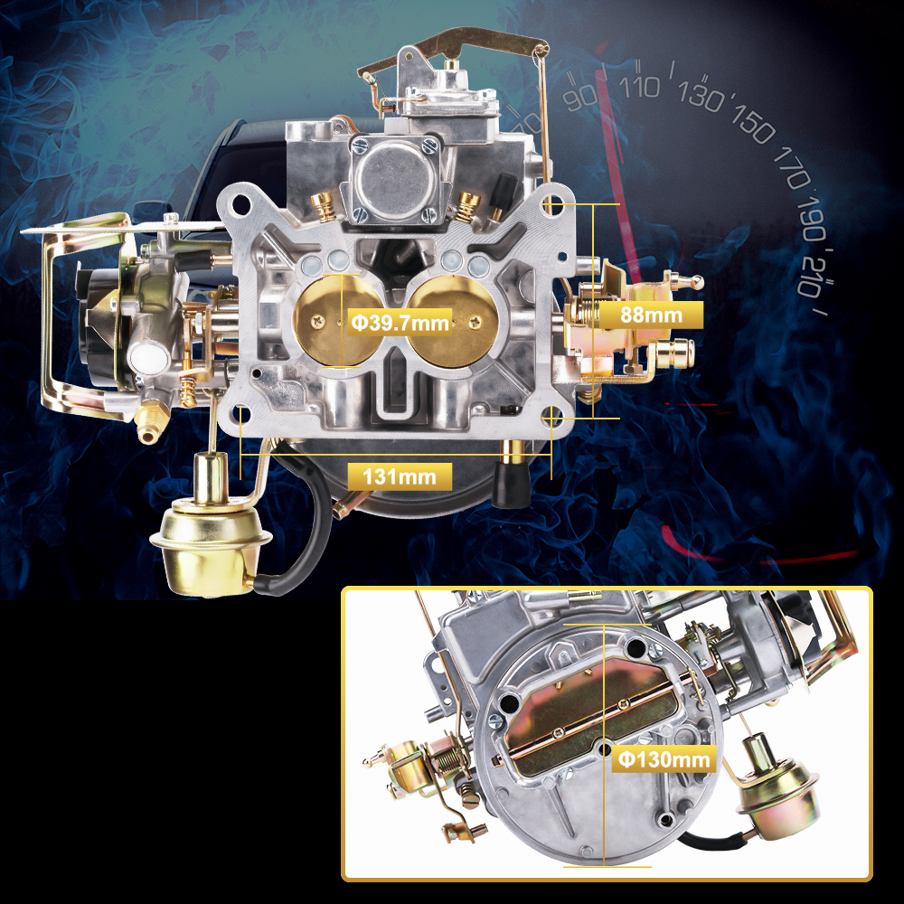 Due carburatori a 2 cilindri Carb 2100 compatibile per Ford 289302351 Cu compatibile per Jeep Engine
