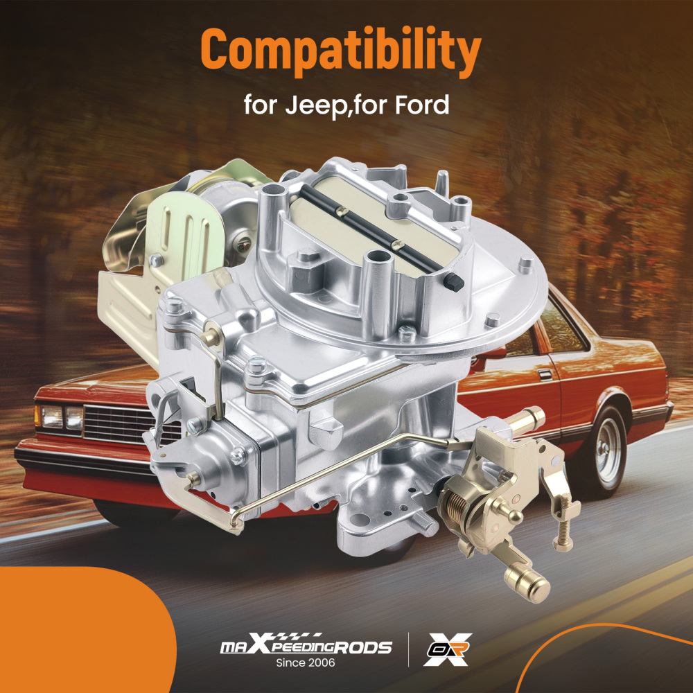 2-Barrel Carburetor compatible for Ford F100 F250 F350 compatible for Jeep Wagoneer 1964-1979 2100-A800