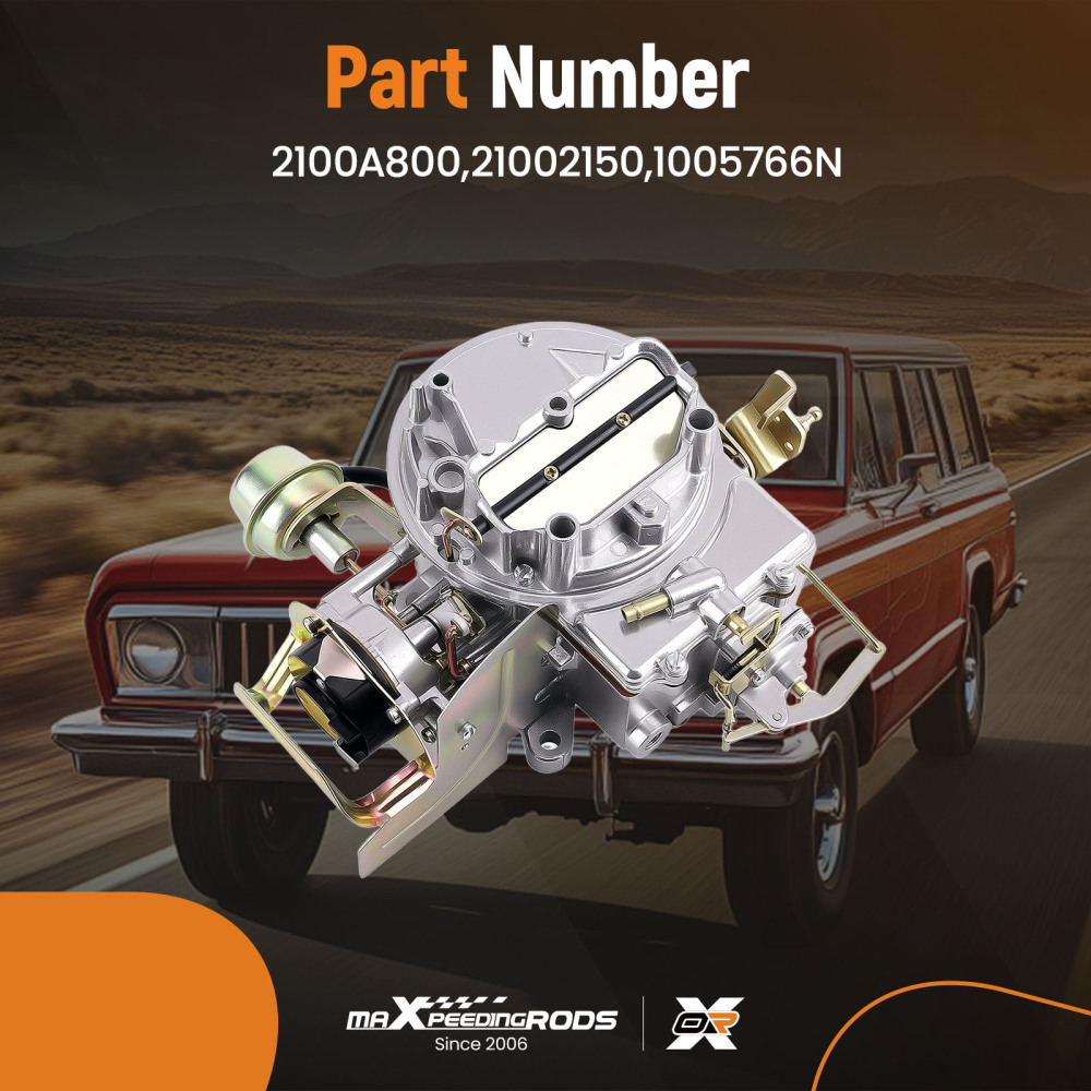 2 Barrel Carburetor Carby 2100 compatible for Ford 289 302 351 Cu compatible for Jeep 360 Engine 1964-1978