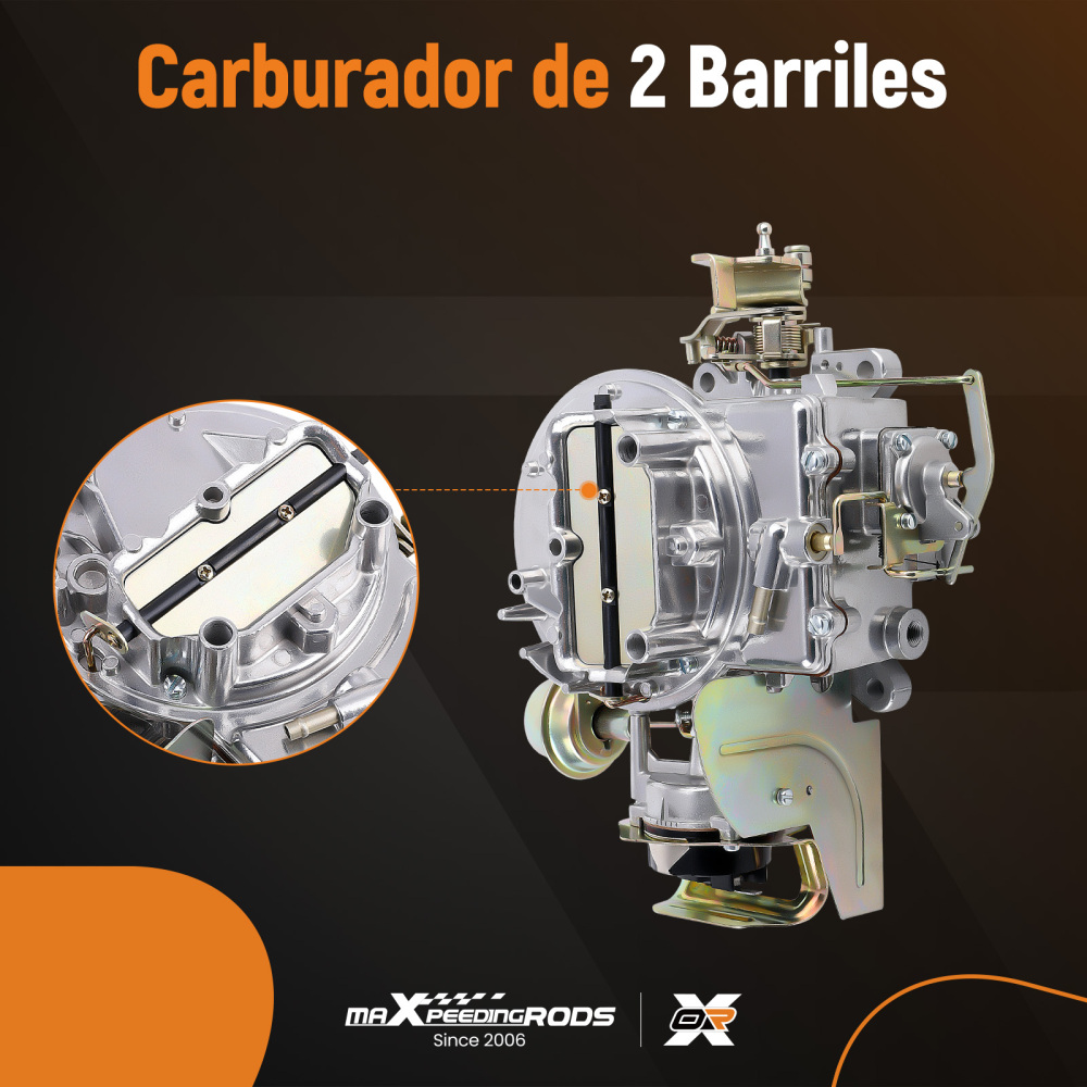 2 Barili Carburatore Carburatore compatibile per Ford Mustang 289 Cu, 302 Cu, 351 Cu