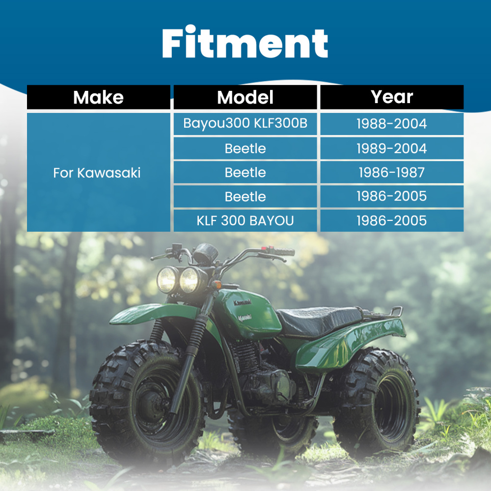 Compatible for Kawasaki KLF300 1986 - 1995 1996 - 2005 BAYOU Carby Carb ATV 1989 Carburetor
