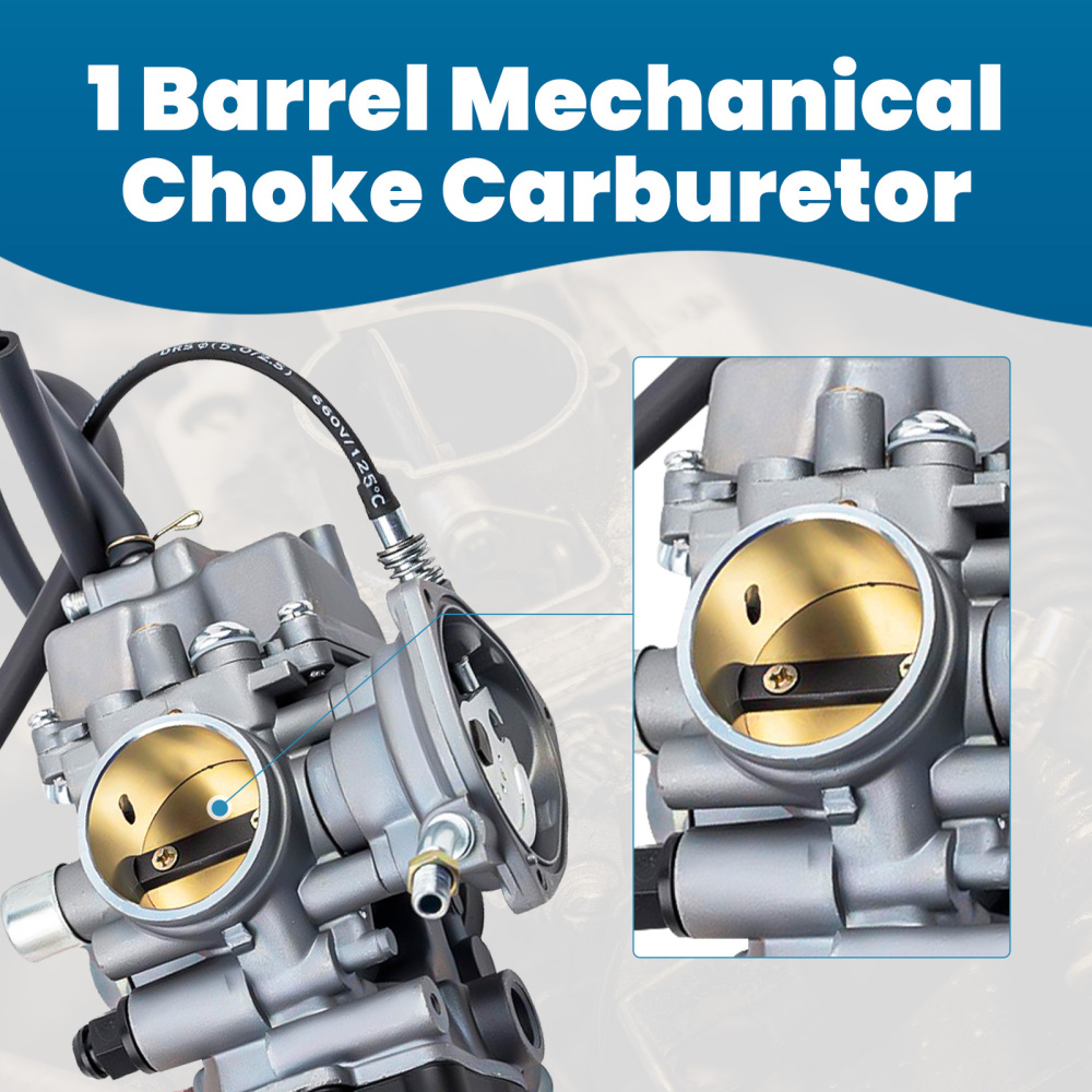  Carburetor Carb for ATV compatible for Yamaha 2000-2006 Kodiak 400 YFM400Big Bear 400, 2004-2006 Bruin 350, 2007-2011 Grizzly 350, 2007-2012 Grizzly 450, 2006-2009 Wolverine 350, 2007-2010 Wolverine 450