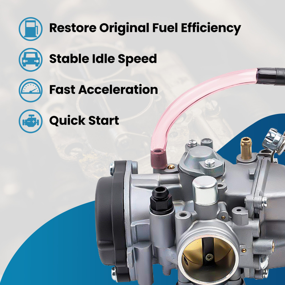  Carburetor Carb for ATV compatible for Yamaha 2000-2006 Kodiak 400 YFM400Big Bear 400, 2004-2006 Bruin 350, 2007-2011 Grizzly 350, 2007-2012 Grizzly 450, 2006-2009 Wolverine 350, 2007-2010 Wolverine 450