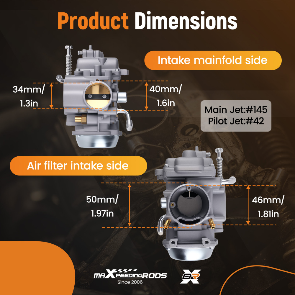 ATV Carby Carb Carburetor compatible for Polaris Sportsman Magnum 400 450 500 325 425 330