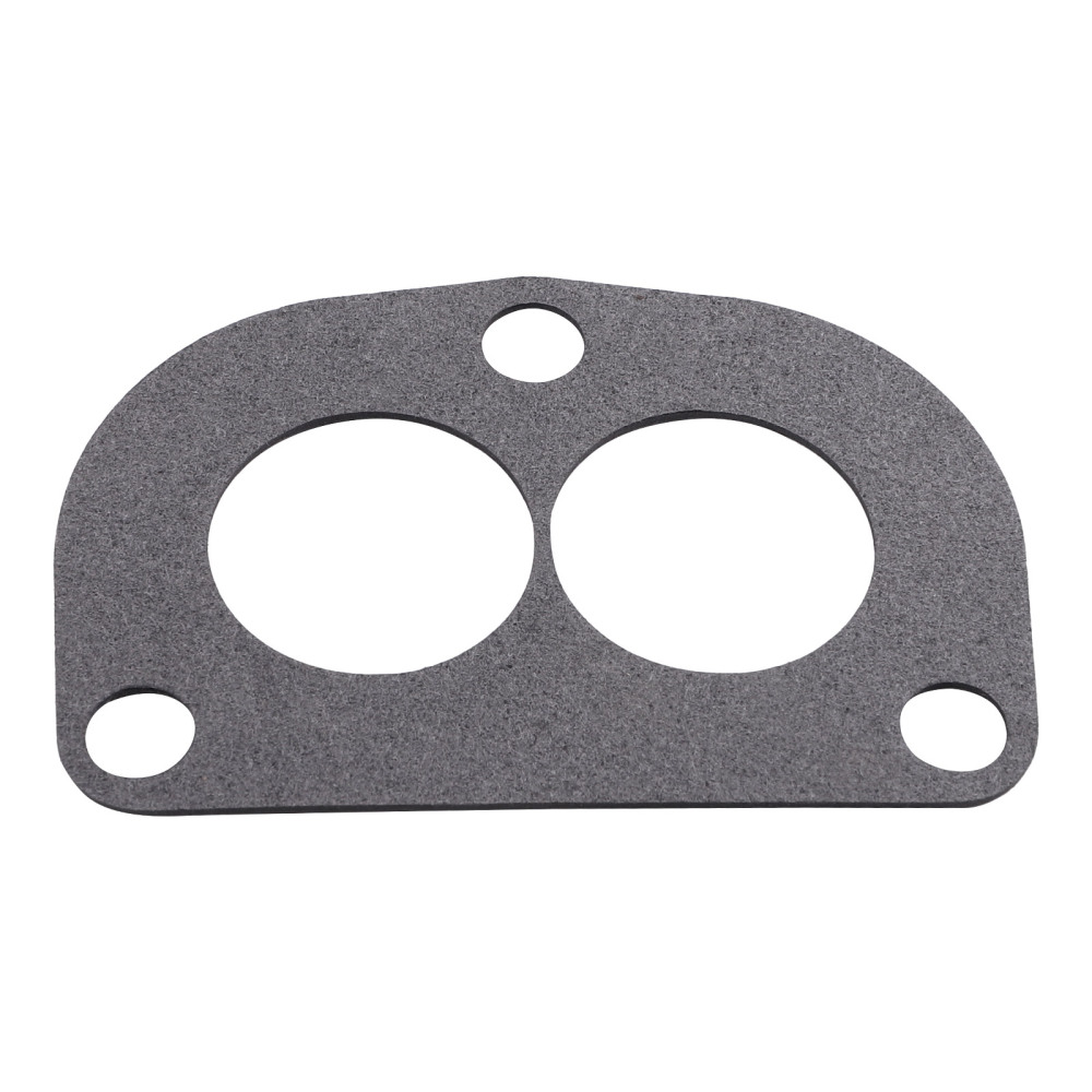 1 Set 3-Bolt 2-Barrel Carburetors Plain Finish with Gasket compatible for V8