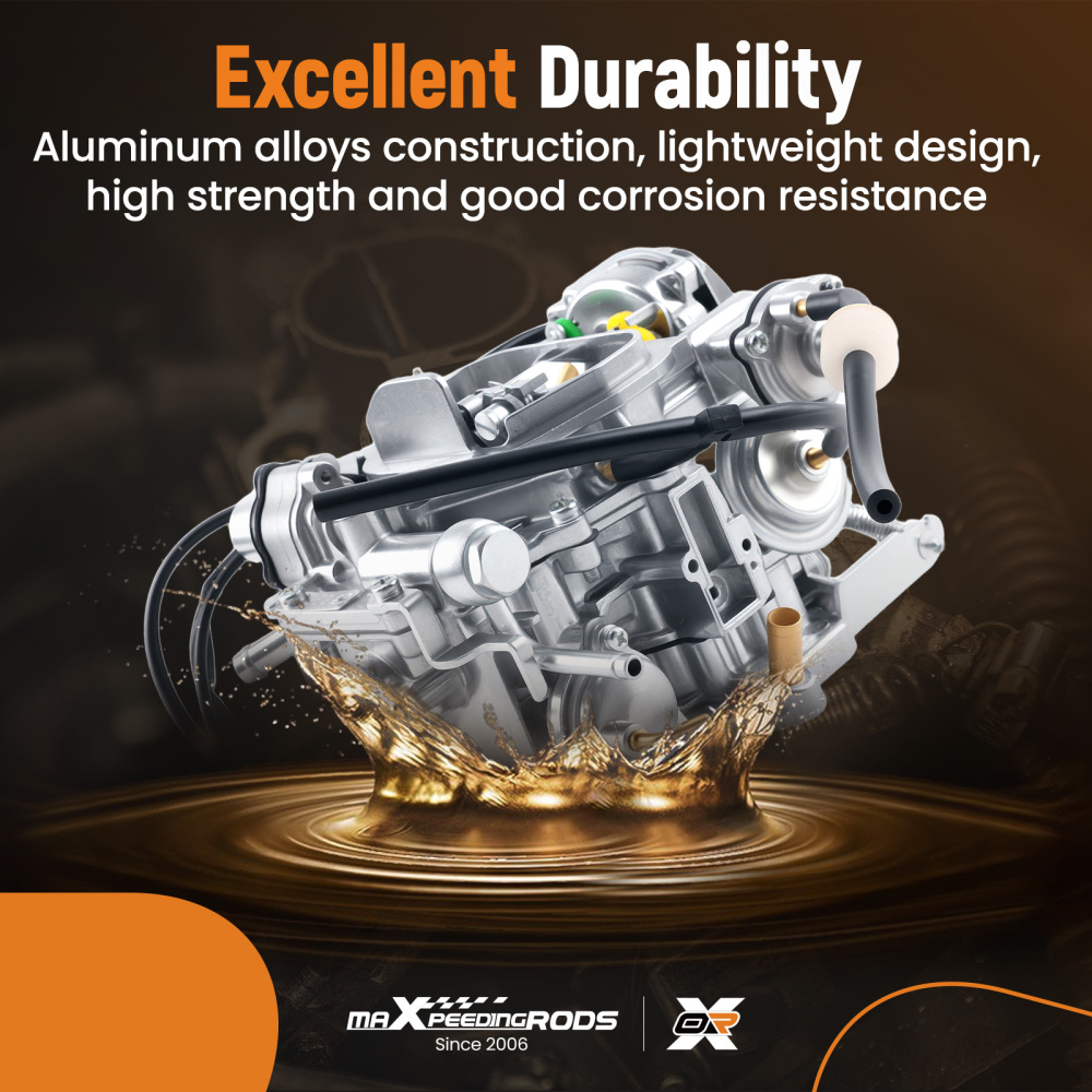 Carburetor+Plug Gaskets compatible for Toyota Pickup 22R Base 2.4L 2366cc L4 1983-1987 505