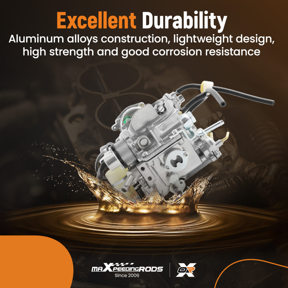 2 Barrel Carburetor Carby compatible for Toyota 22R Engine 35290 2.4L 2366cc C4036 TOY505