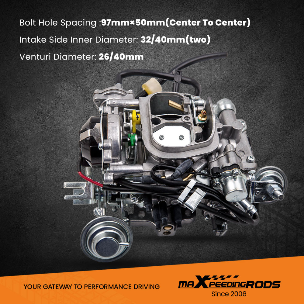 Square Type Connector Plug Carburetor For TOY-507 compatible for Toyota 22R Pickup Engine