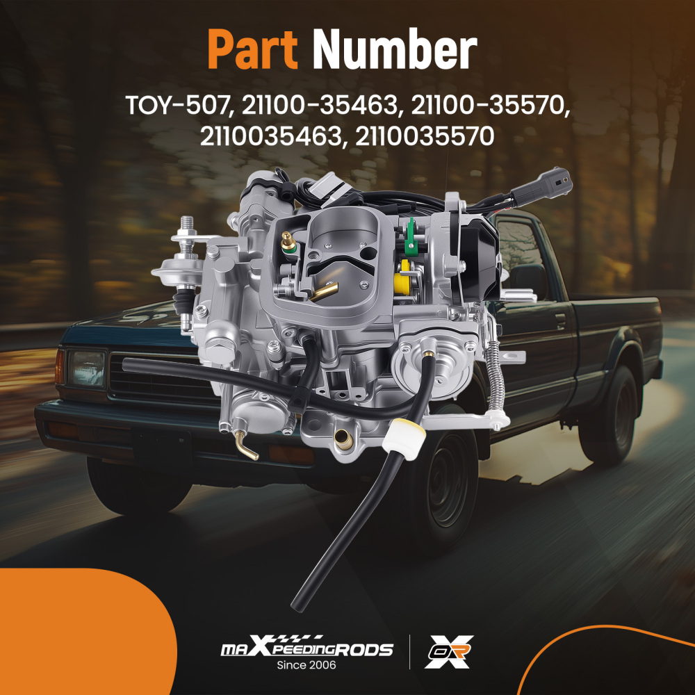 Square Type Connector Plug Carburetor For TOY-507 compatible for Toyota 22R Pickup Engine