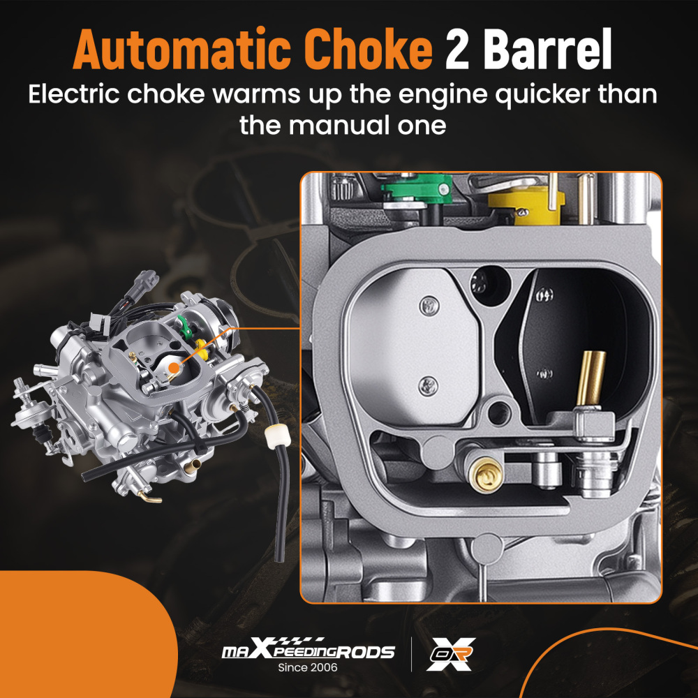 Square Type Connector Plug Carburetor For TOY-507 compatible for Toyota 22R Pickup Engine