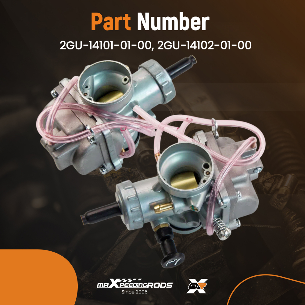 Two Carburetors compatible for Yamaha Banshee YFZ350 YFZ 350 1987-2006 ATV Carbs 29mm 1996