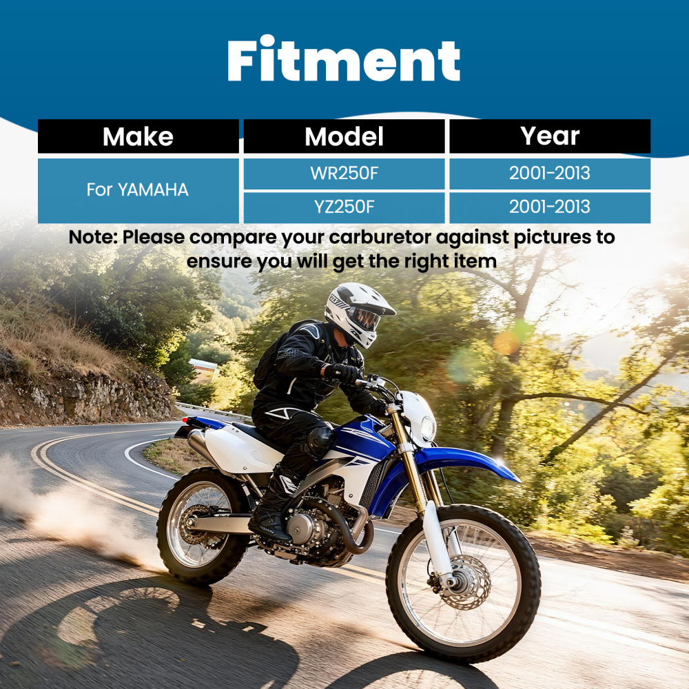 Carburetor Carburettor compatible for Yamaha WR250F YZ250F 2001-2013 2005 2009 Fuel Filter