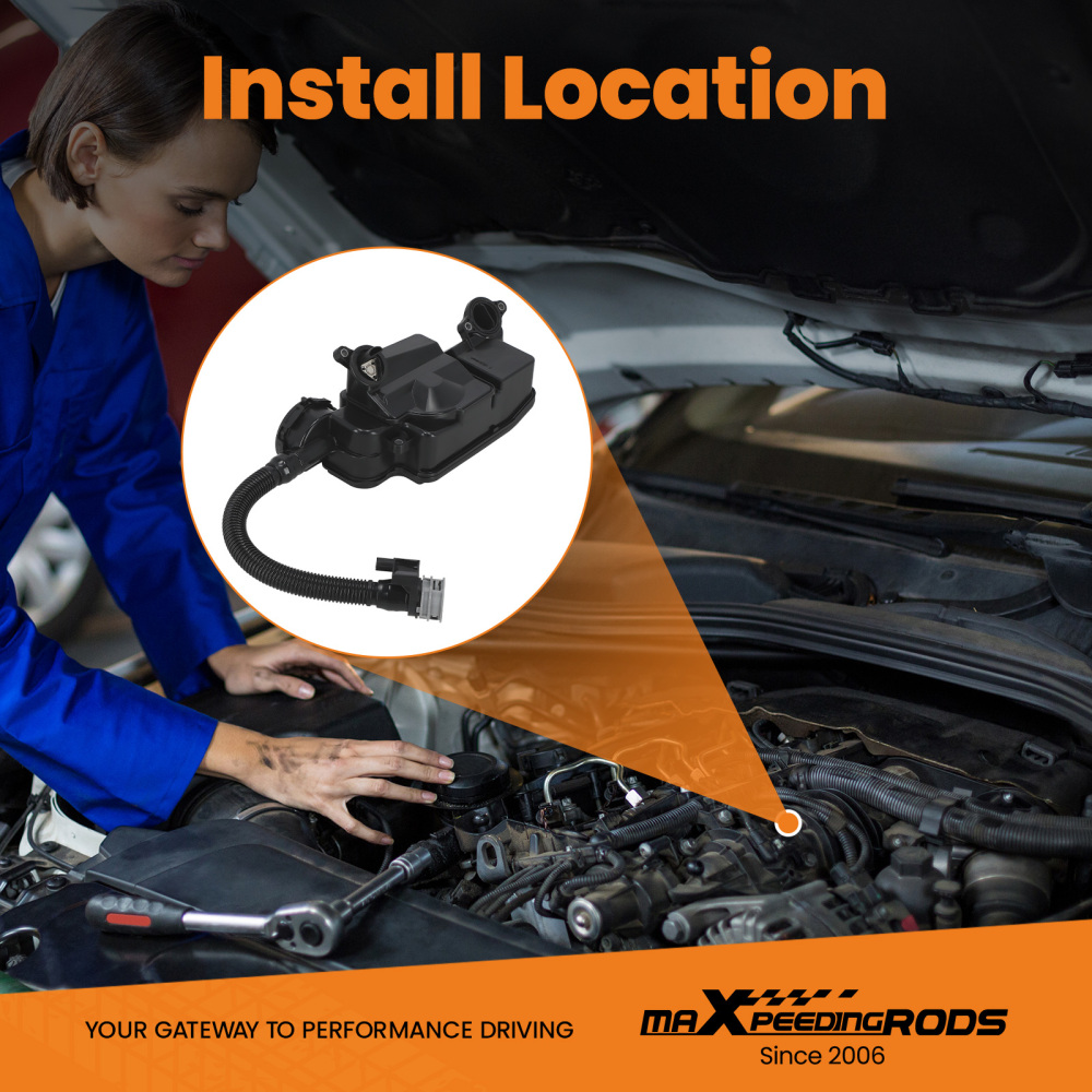 Oil Separator Assembly compatible for Ford F-250 Super Duty 6.7L 2011-16 Diesel BC3Z6A785C