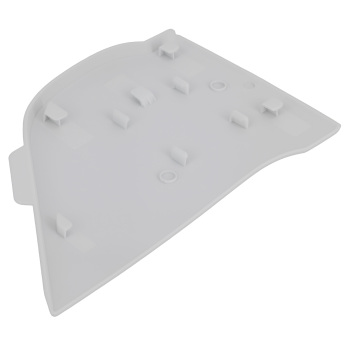Front Fuel Cap Cover compatible for Ford Transit 150 250 350 2015-2023 Left compatible for White Plastic