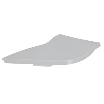 Front Fuel Cap Cover compatible for Ford Transit 150 250 350 2015-2023 Left compatible for White Plastic
