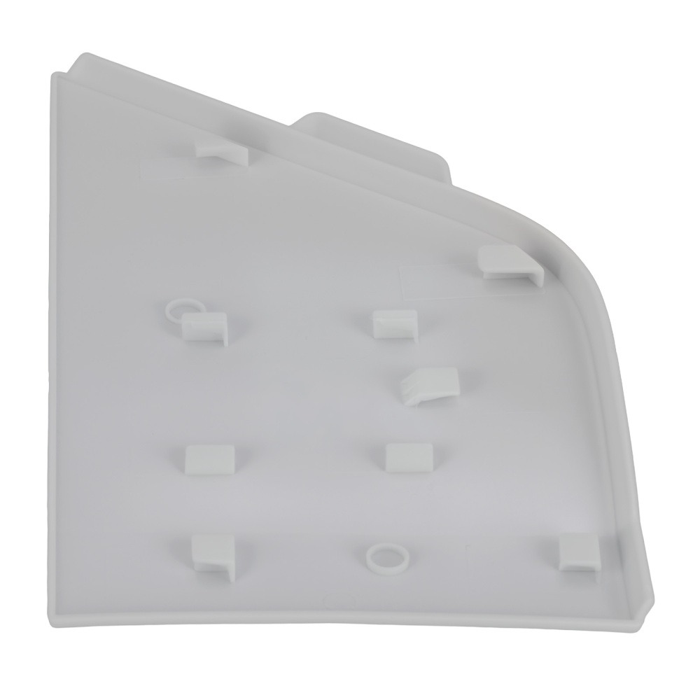 Front Fuel Cap Cover compatible for Ford Transit 150 250 350 2015-2023 Left compatible for White Plastic