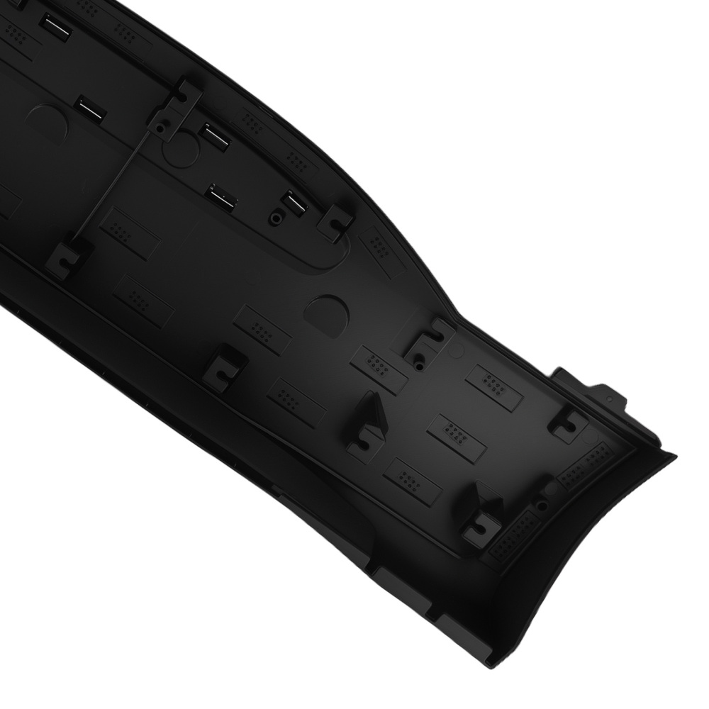 Black Chrome Door Molding Trim Rear Right compatible for Ford Explorer 2020-2022