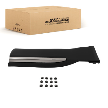 Black Chrome Door Molding Trim Rear Right compatible for Ford Explorer 2020-2022