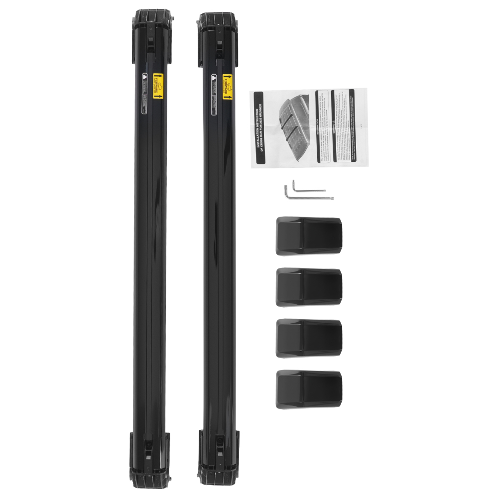 Aluminum Cross Bar compatible for Toyota 4Runner 2025-2026 Roof Rack Black 45KG