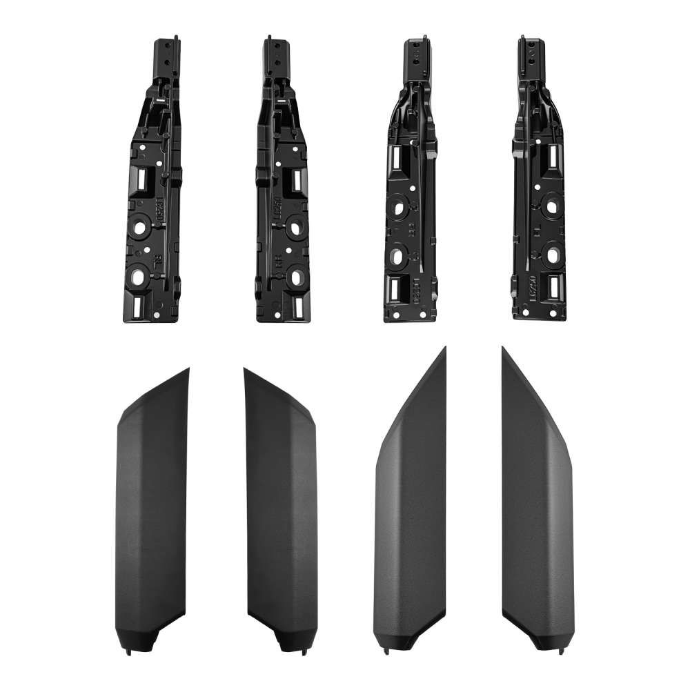 Roof Rail Racks Side Rail Bars 2Pcs compatible for Land Cruiser Prado J250 LC250 2024 2025