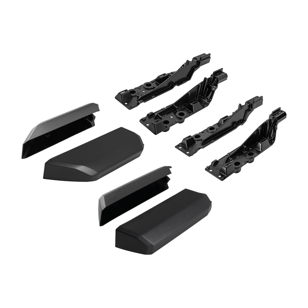 Roof Rail Racks Side Rail Bars 2Pcs compatible for Land Cruiser Prado J250 LC250 2024 2025