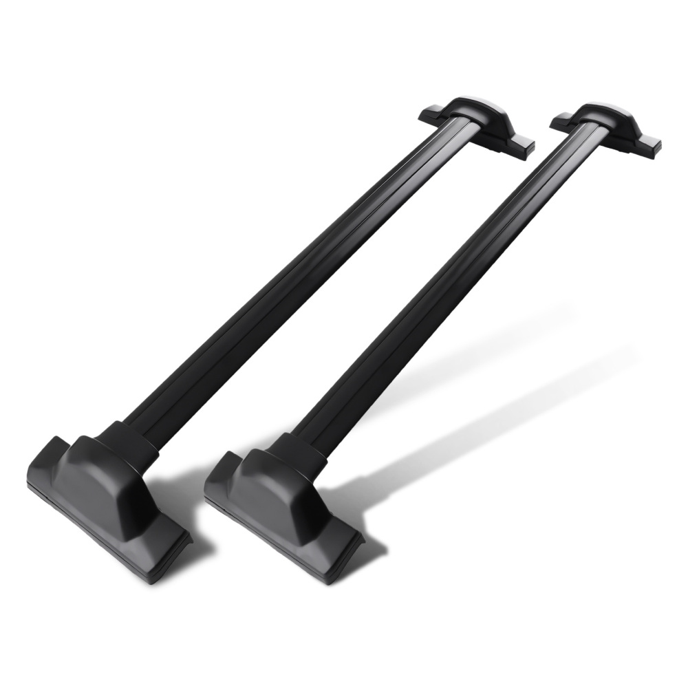 Black Roof Cross Bars Full Length Top Mount Luggage Rack compatible for Honda CRV MK3 07-12