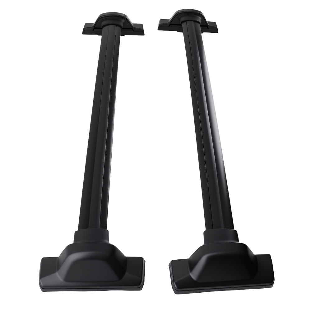 Black Roof Cross Bars Top Mount Luggage Rack Set compatible for Honda CRV MK3 2007-2012