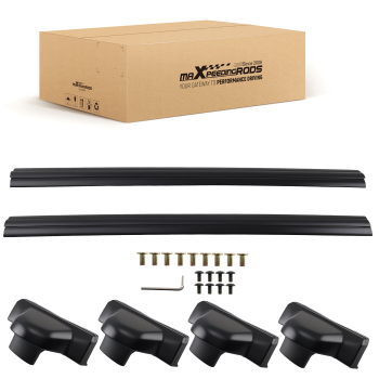 Black Roof Cross Bars Top Mount Luggage Rack Set compatible for Honda CRV MK3 2007-2012