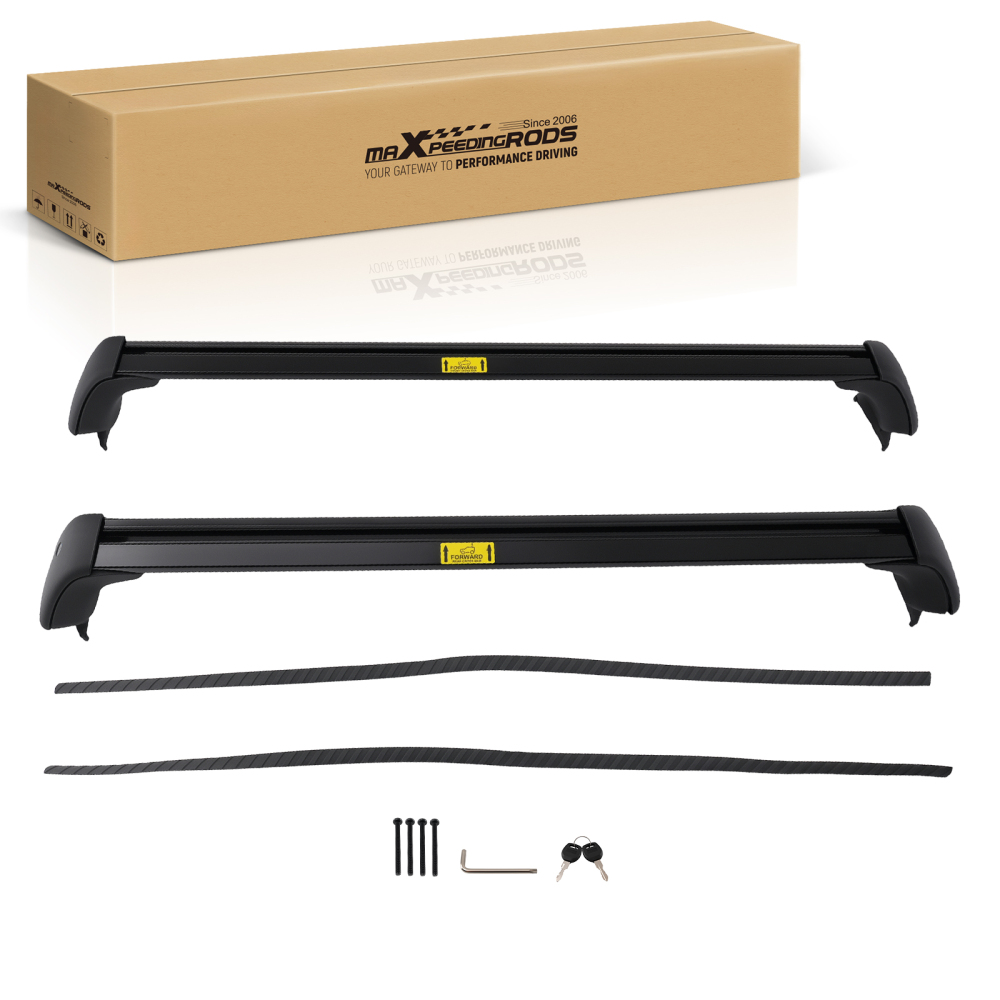Roof Rack Cross Bars Crossbar Rail Bar Black For 2020-2025 compatible for Mazda CX-30 CX30