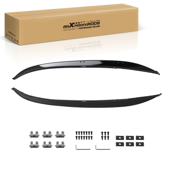 Black Roof Rails Roof Rack Side Rail compatible for Mazda CX-30 CX30 2020-2025 Aluminum