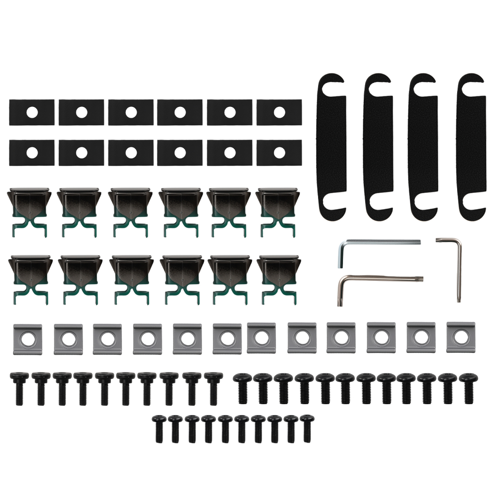 4Pcs Roof Rack for 2016-2023 compatible for Mazda CX-9 CX9 Side Rails + Cross Bars Black Set