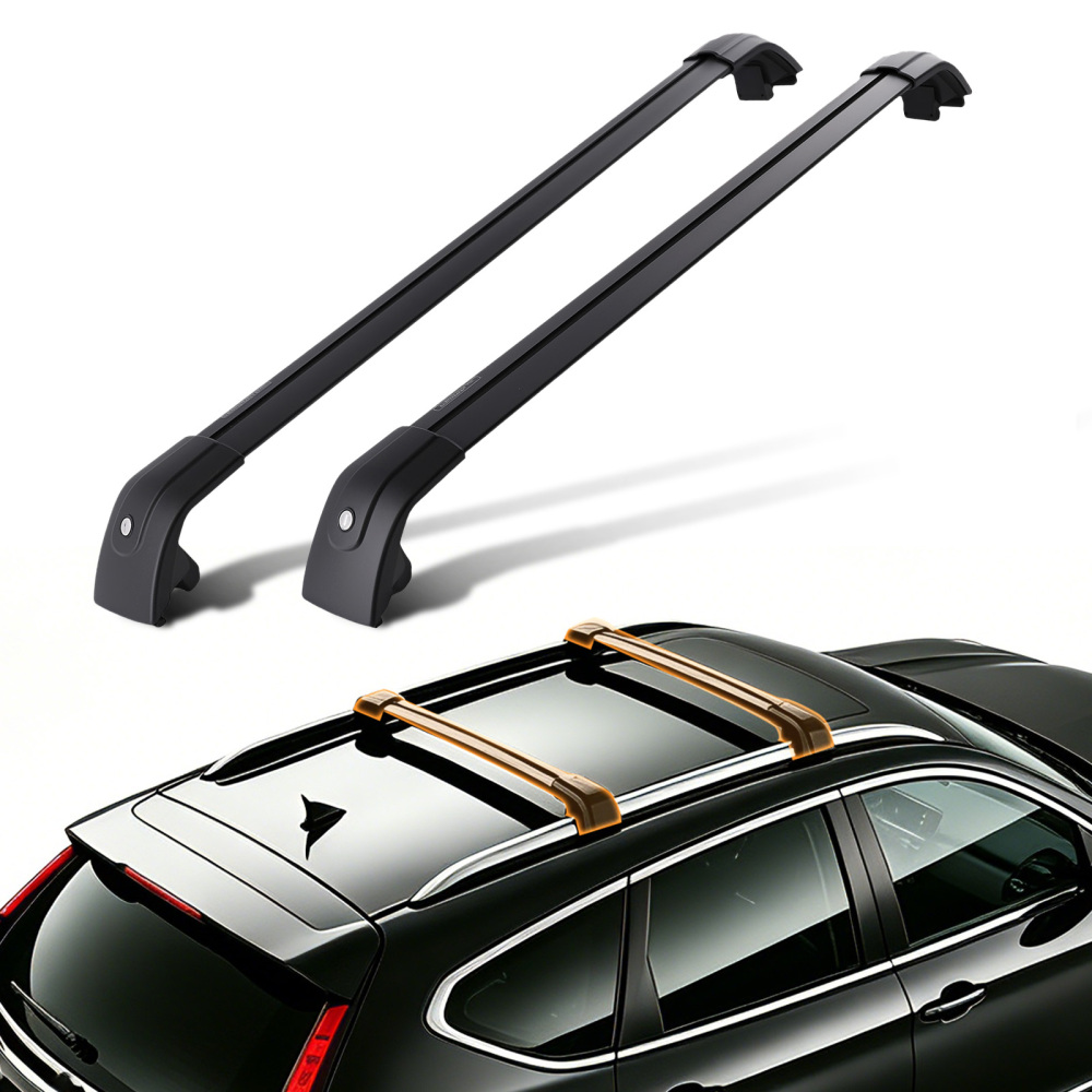 Pair Aluminium Black Roof Rack Cross Bars compatible for BMW X5 F15 F85 G05 F95 2013+