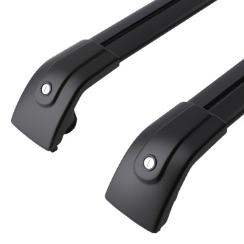 Pair Aluminium Black Roof Rack Cross Bars compatible for BMW X5 F15 F85 G05 F95 2013+